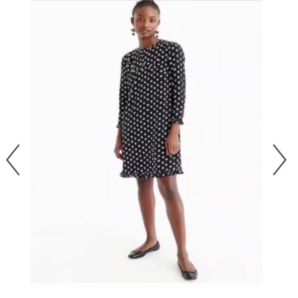 Girls J.Crew Black Dress with Stars Women's Size 00